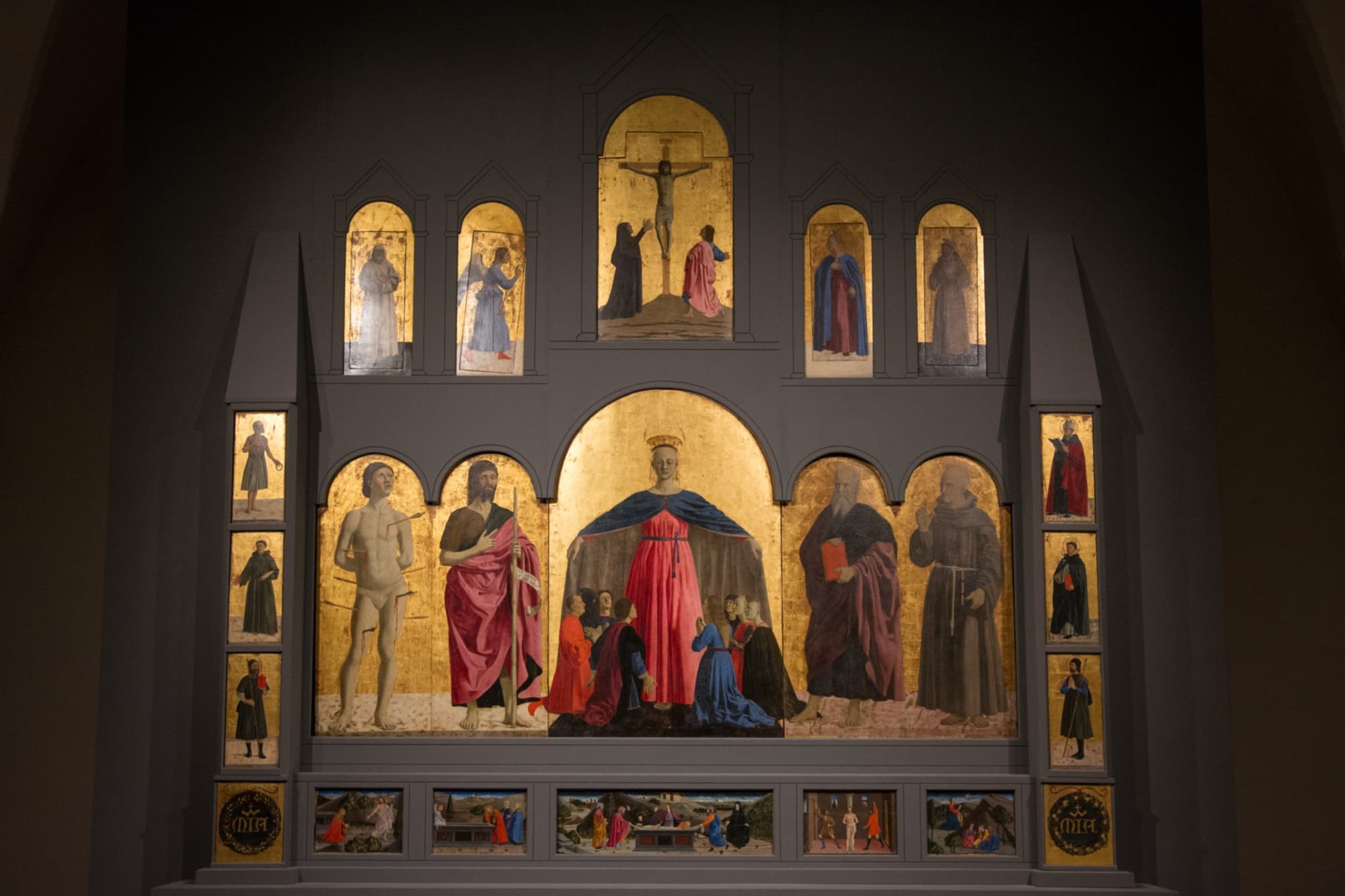 Polyptychon der Schutzmantelmadonna von Piero della Francesca in Sansepolcro