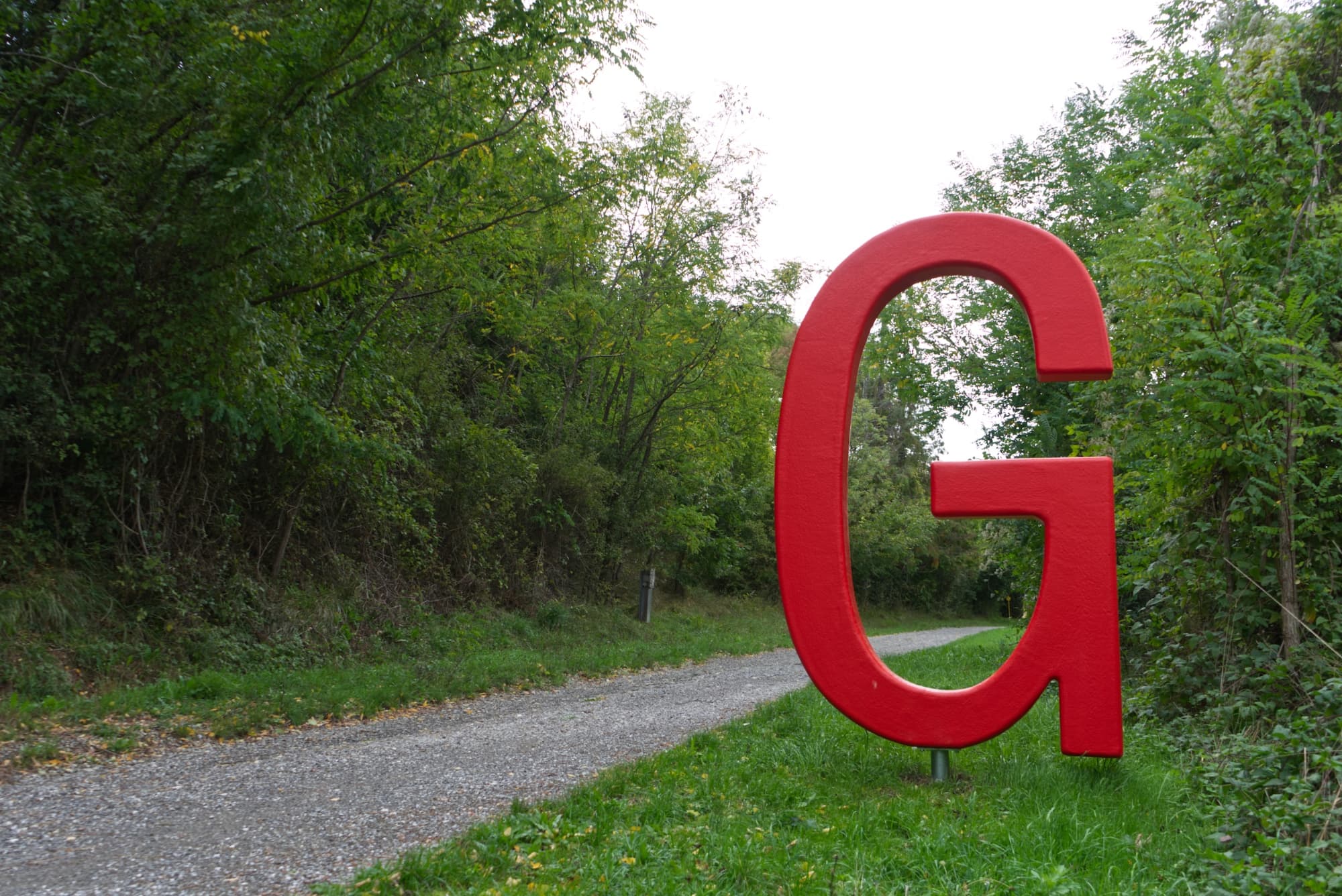 Das Projekt Segnavie, temporäre Land-Art-Kunstwerke