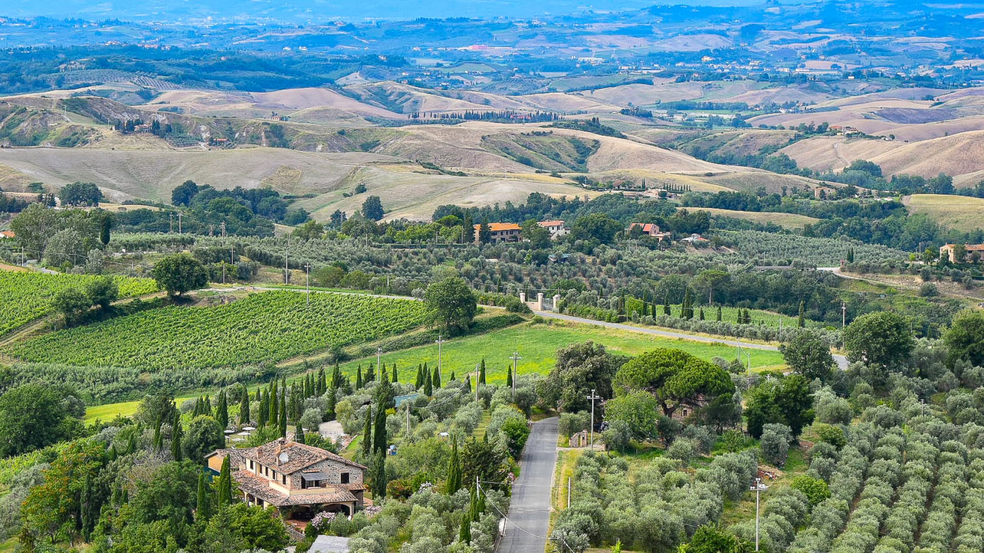 Veduta dal belvedere di Montaione