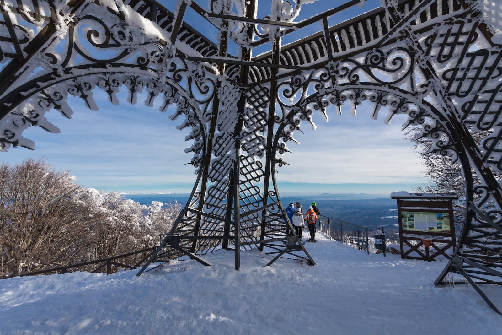 La vetta del Monte Amiata