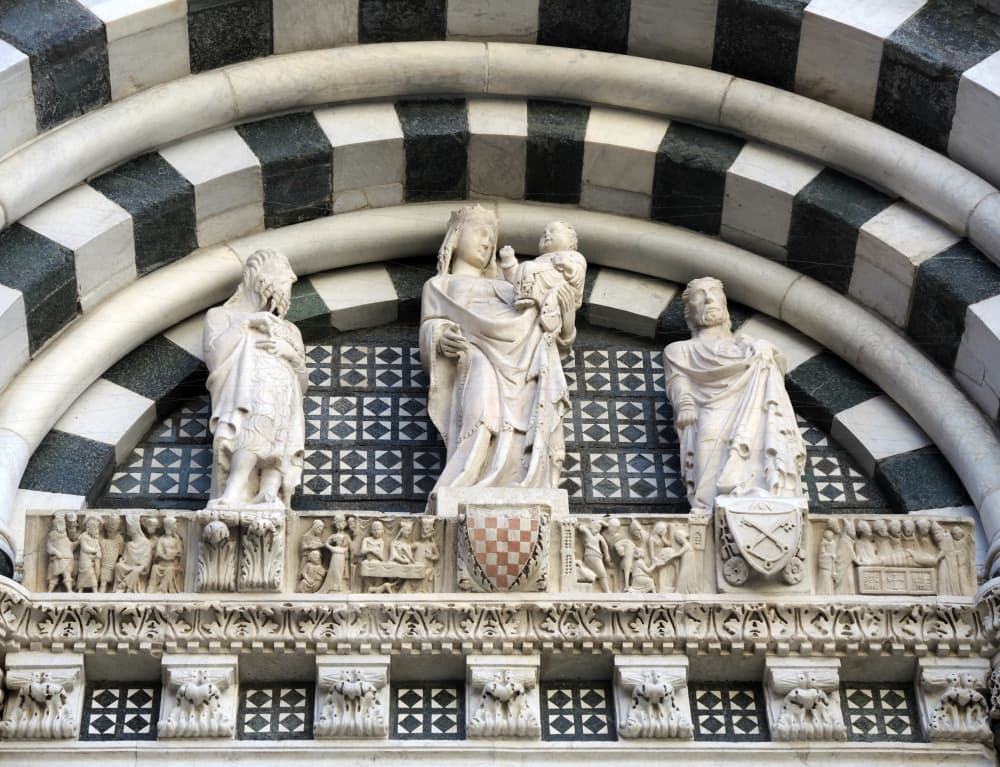Detalle del Baptisterio de Pistoia