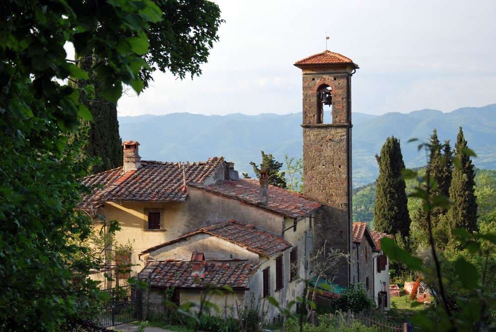 Vista del Museo Casa de Giotto en Vicchio