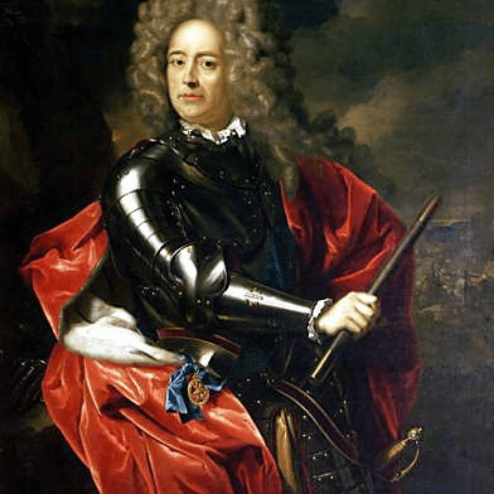 John Churchill retratado por Adrian Van Der Werff - alrededor del 1680