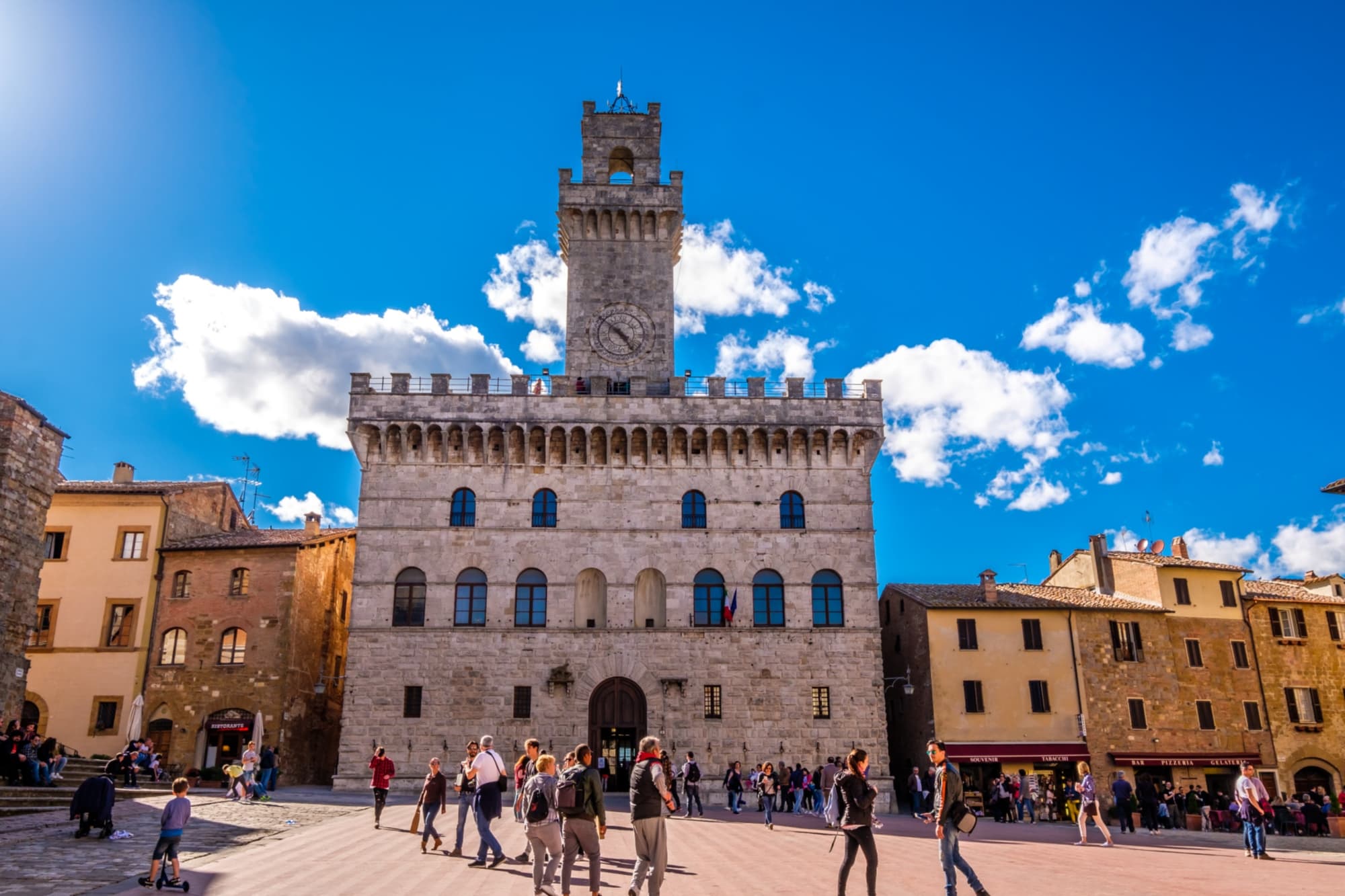 Piazza Grande Montepulciano Siena Toscana 