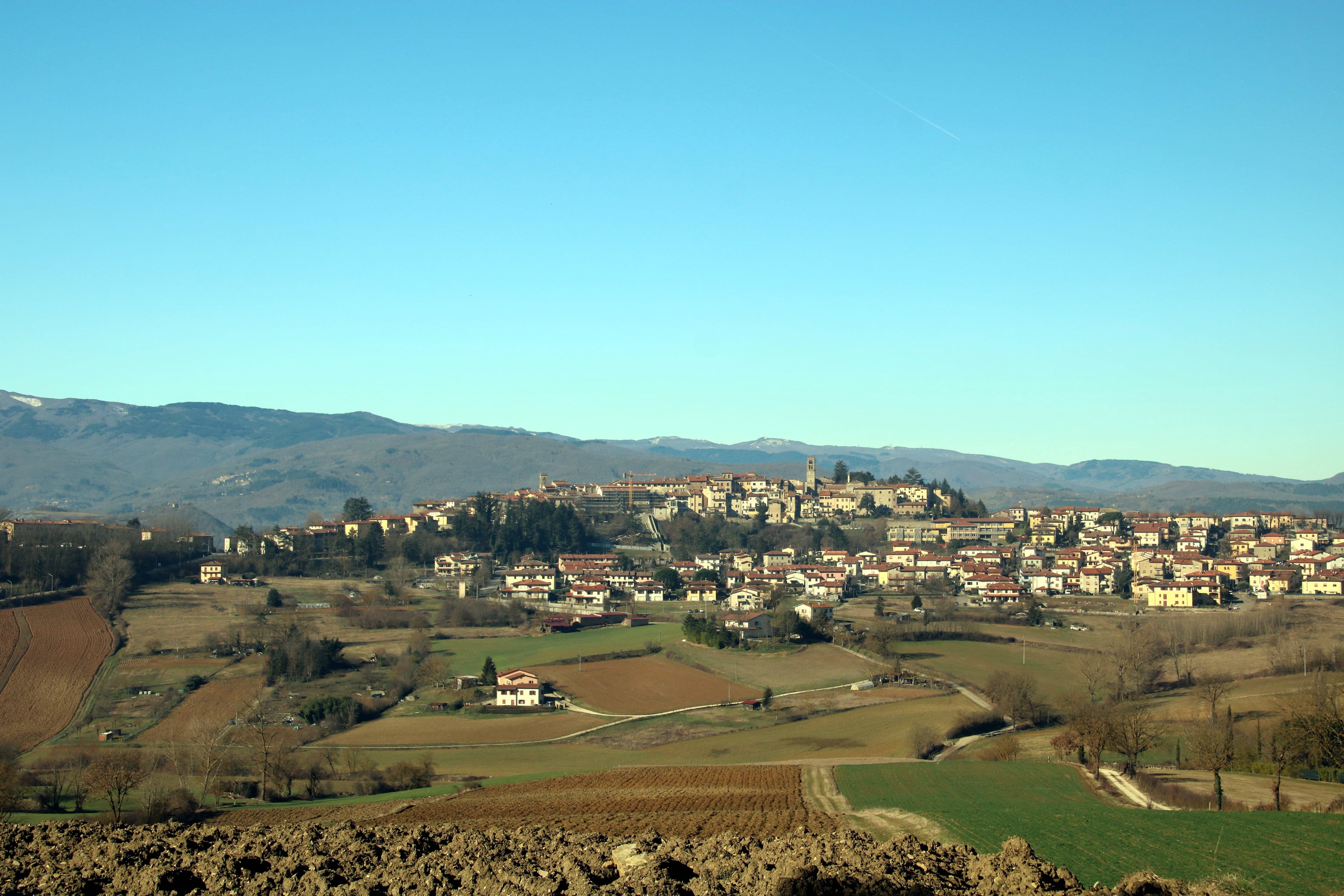 Vista panoramica di Bibbiena