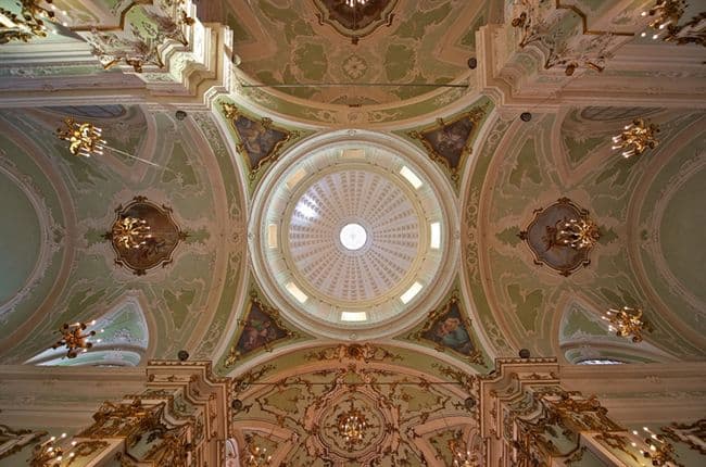 Duomo Pontremoli cupola interno