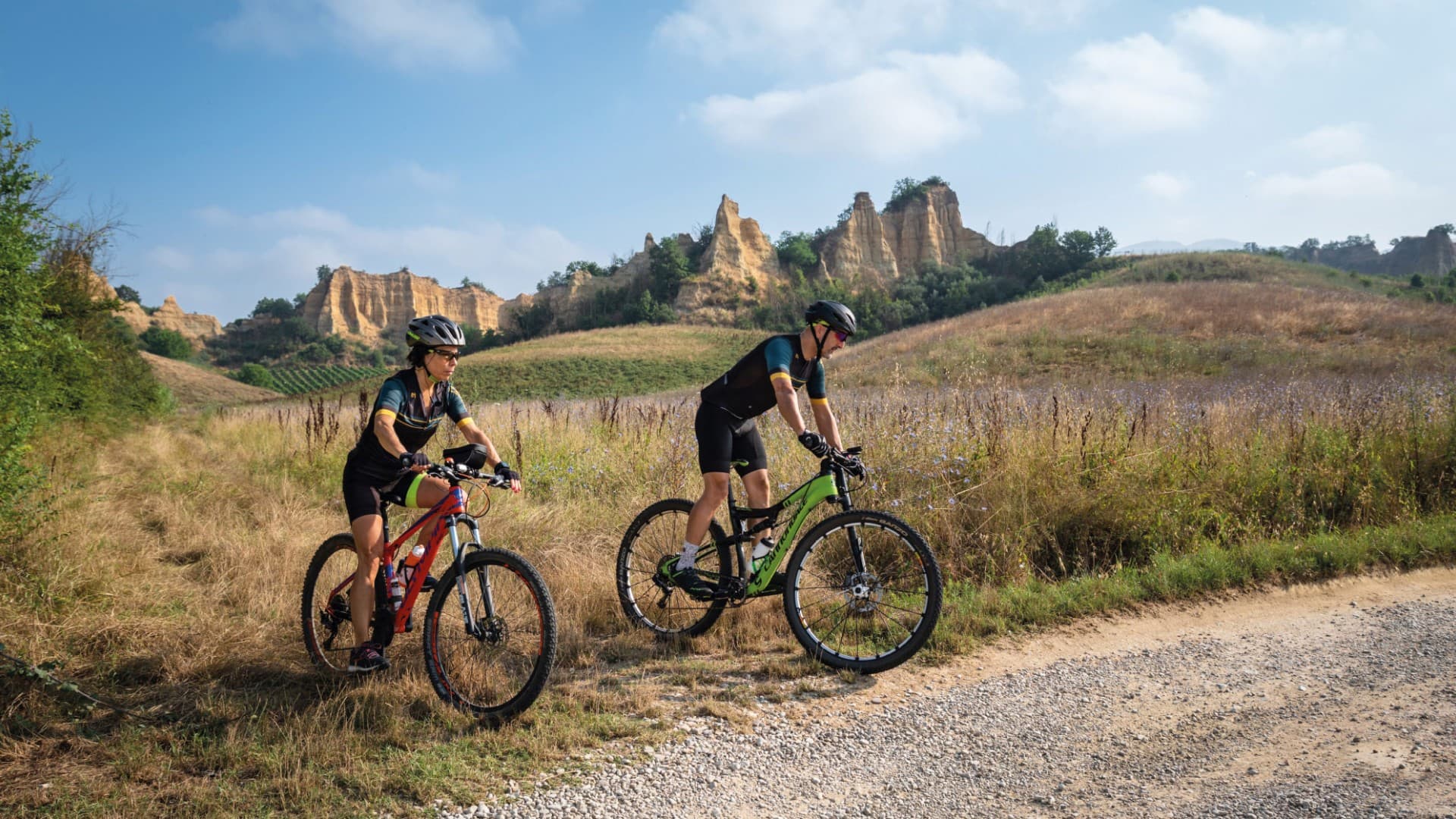 In bici tra le balze del Valdarno