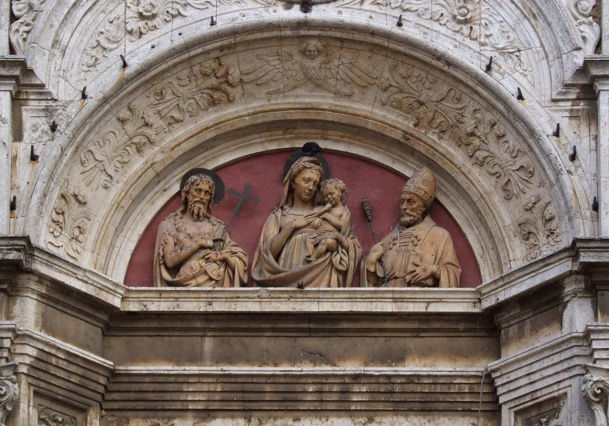 Lunetta della Chiesa di Sant'Agostino a Montepulciano
