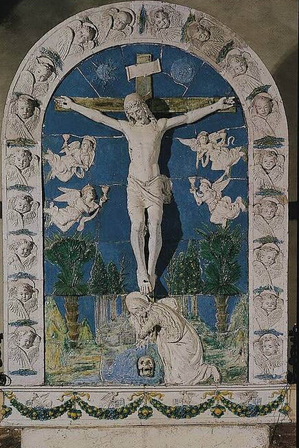 Crucifixion with St. Mary Magdalene, Andrea della Robbia