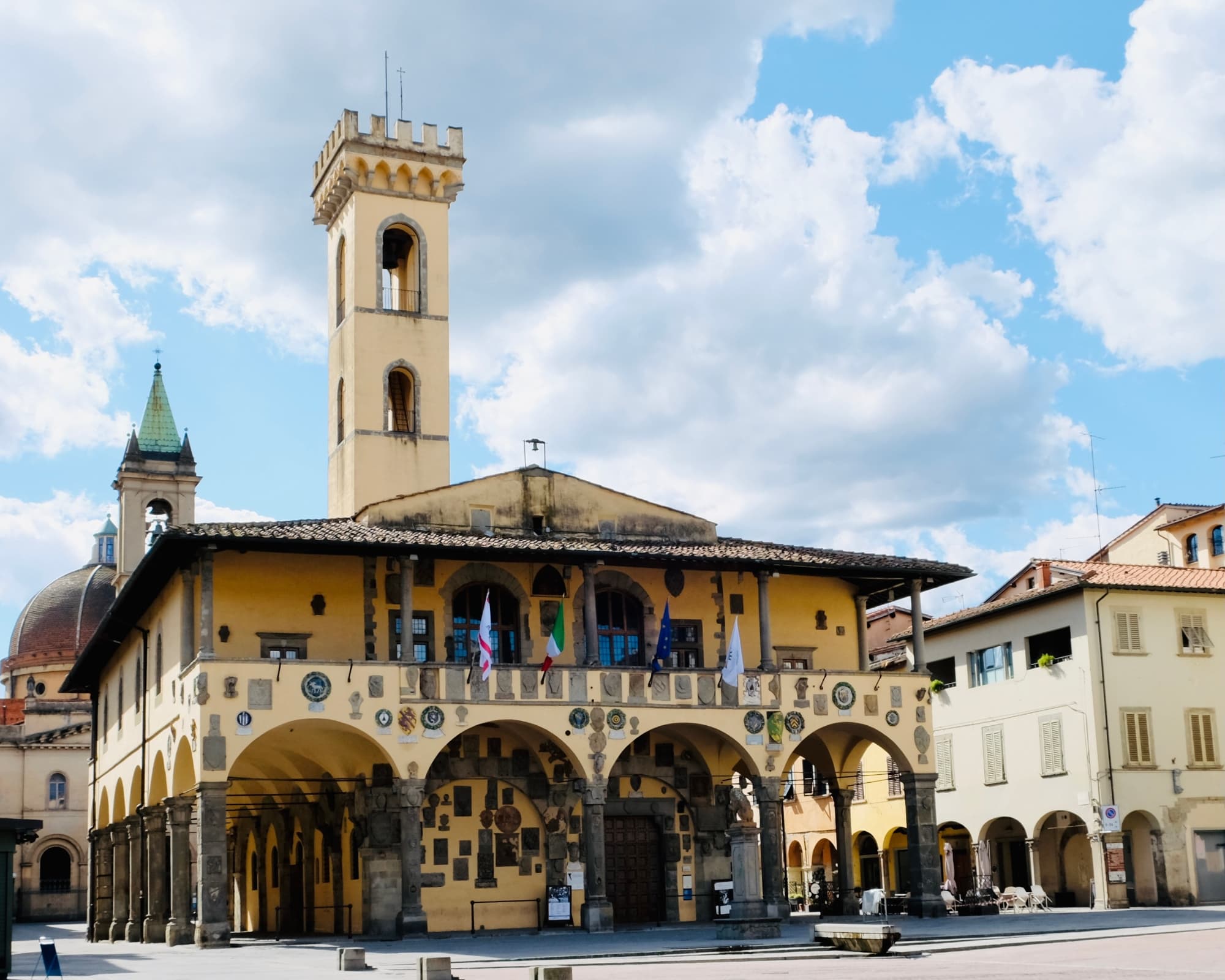 View of Palazzo d'Arnolfo in San Giovanni Valdarno