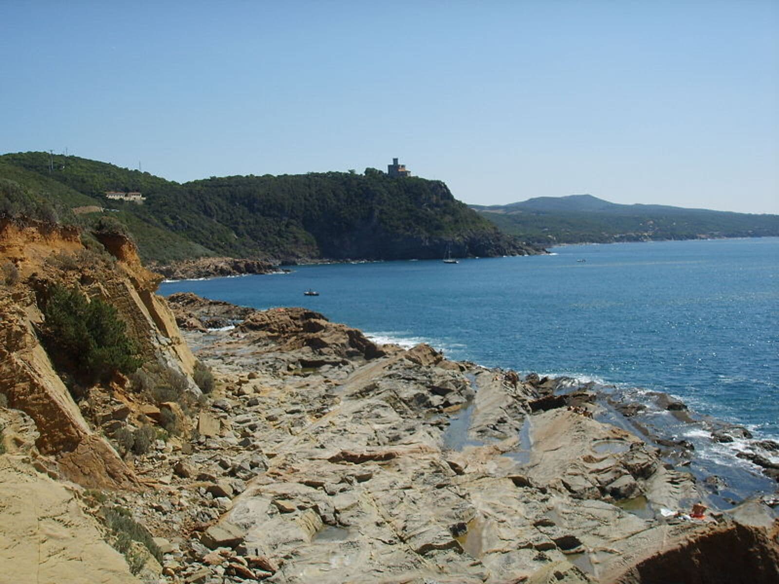 Playa de Sassoscritto en Livorno