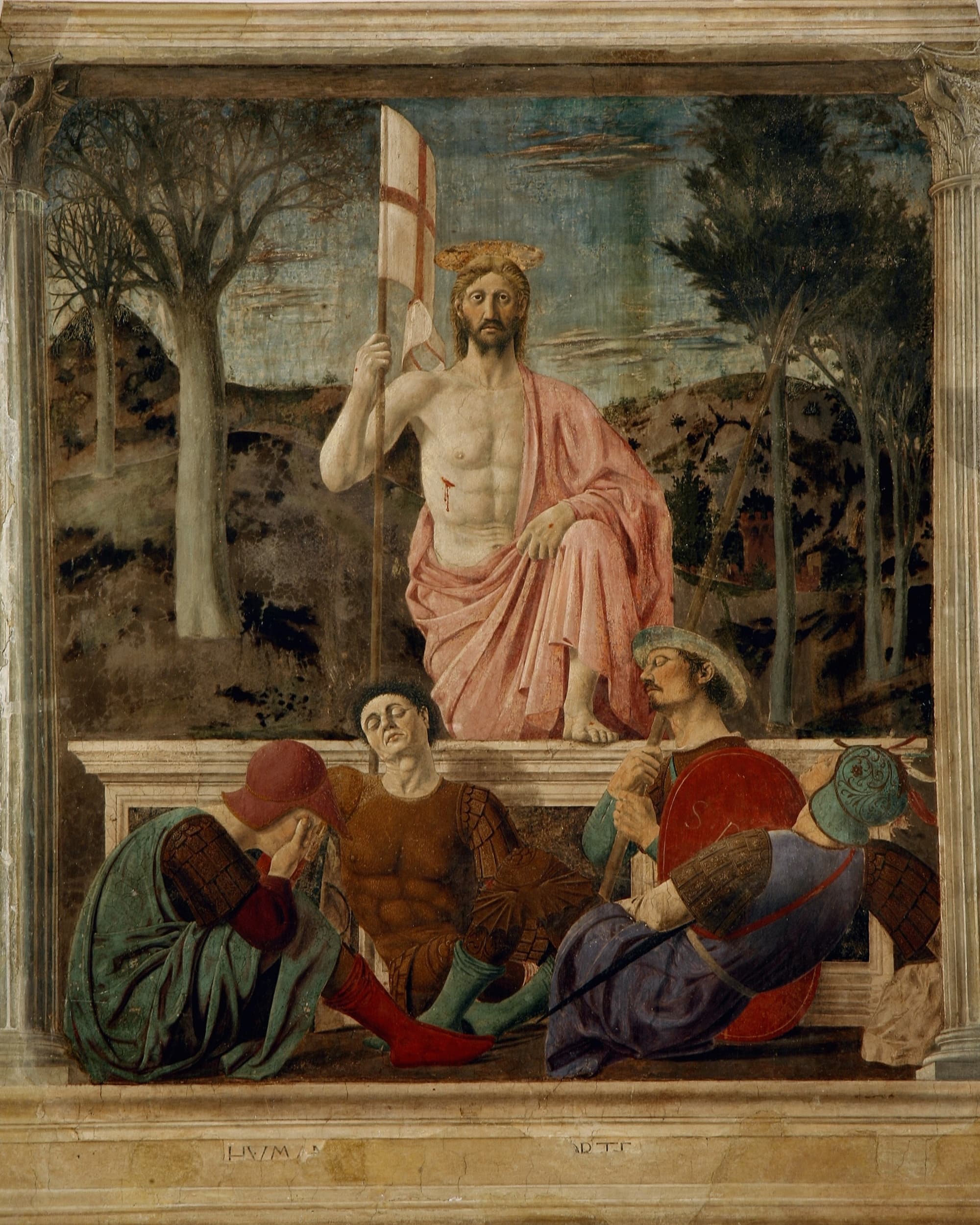 Auferstehung von Piero della Francesca in Sansepolcro