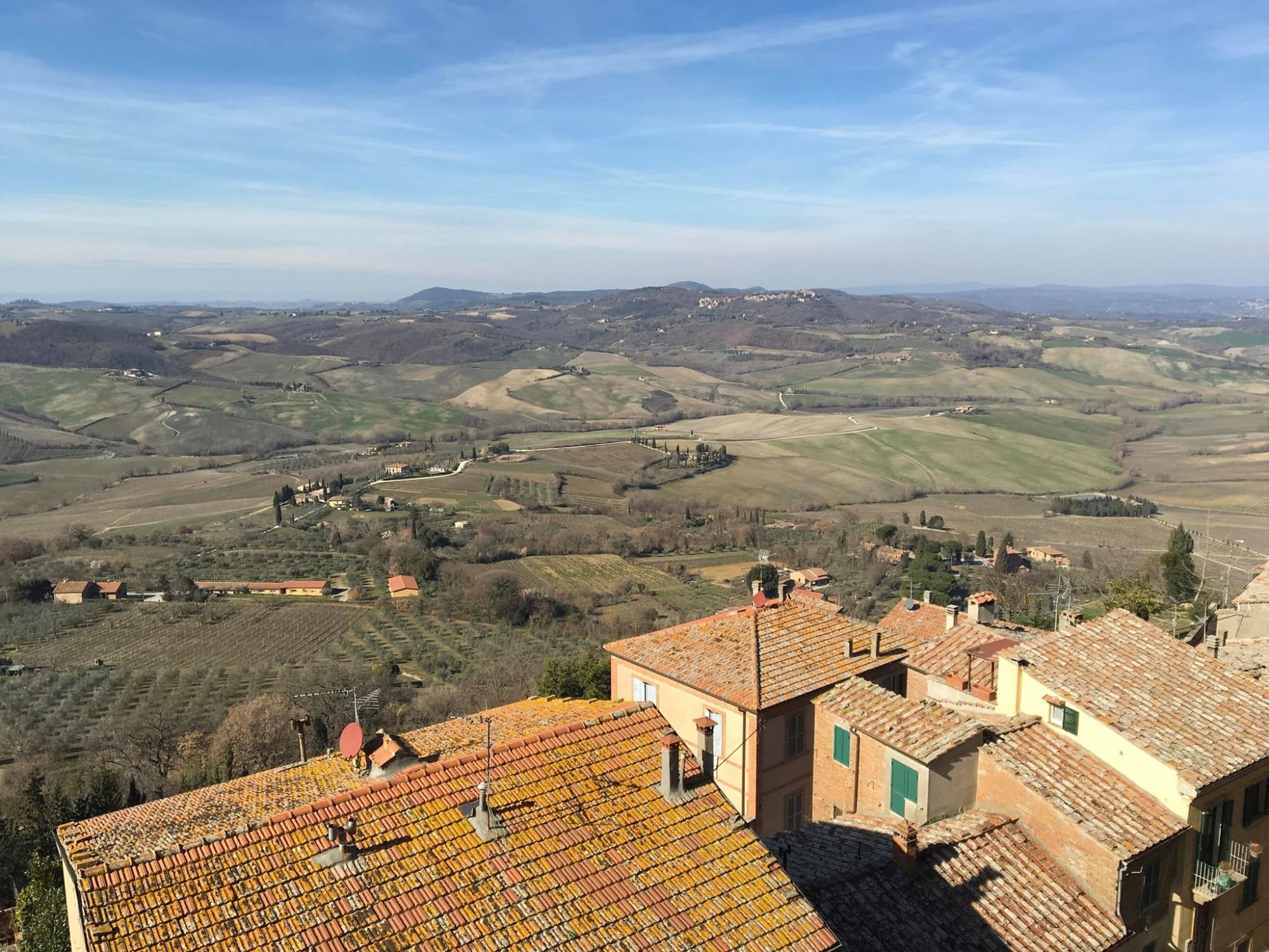 La Valdichiana, vista da Montepulciano