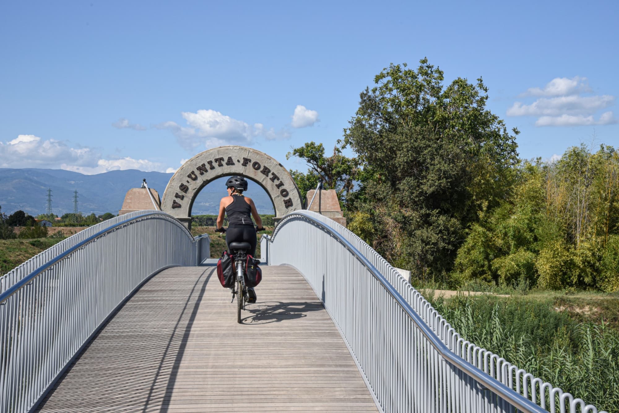 Bicycle touring in Prato