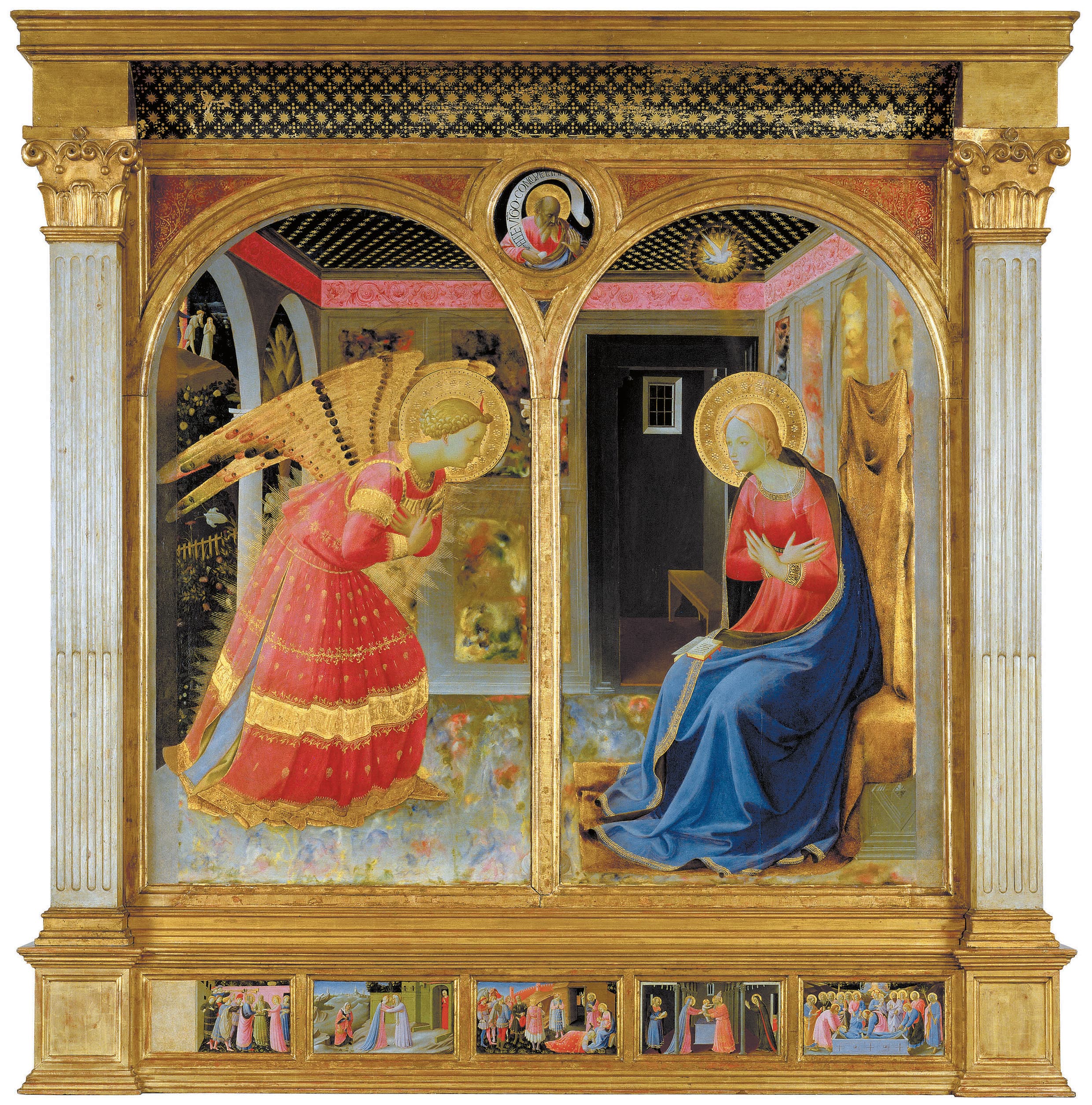 Beato Angelico, Annunciazione, Museo Basilica Santa Maria delle Grazie di San Giovanni Valdarno