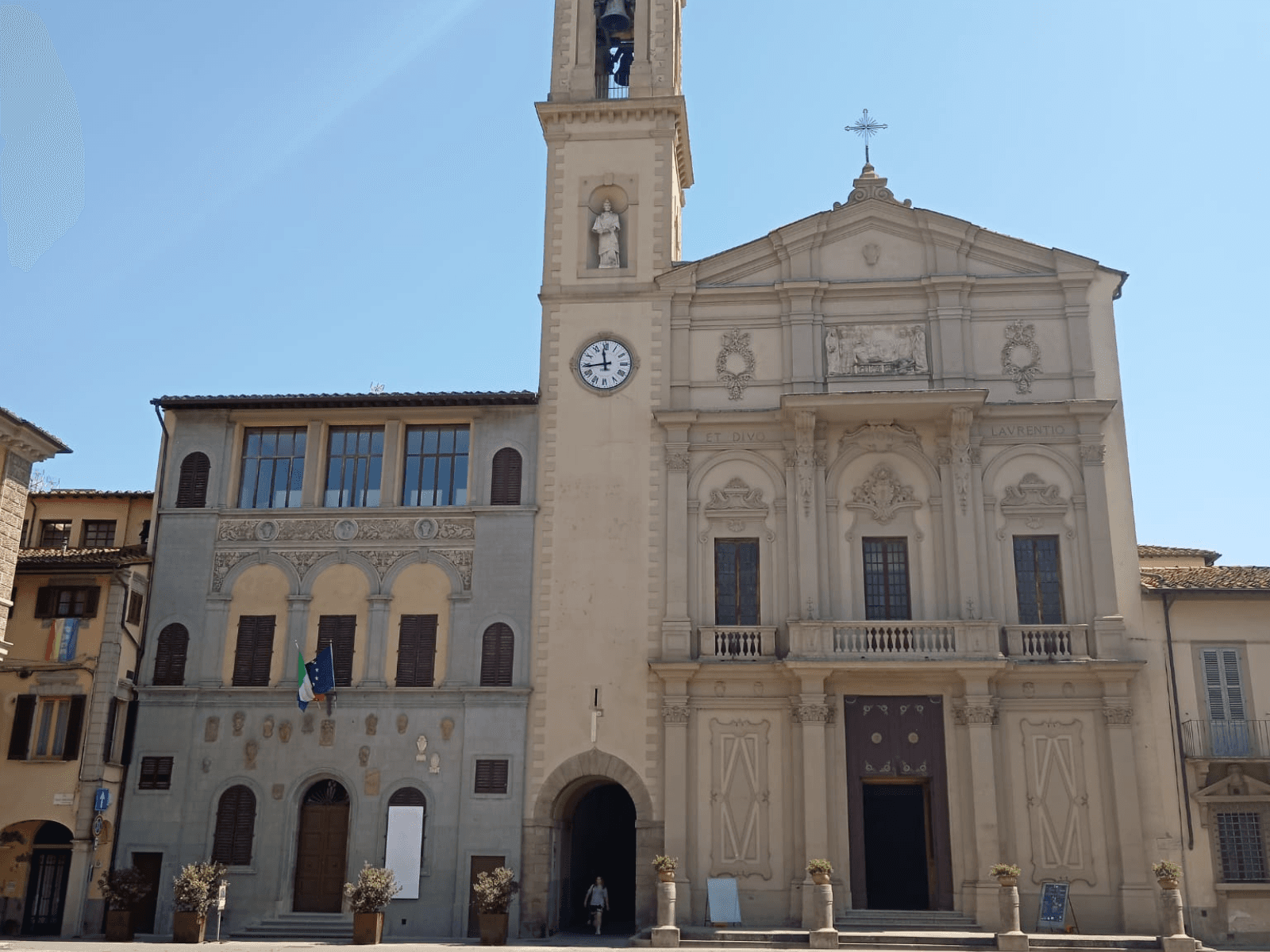 Palazzo Podestà e Collegiata di San Lorenzo a Montevarchi