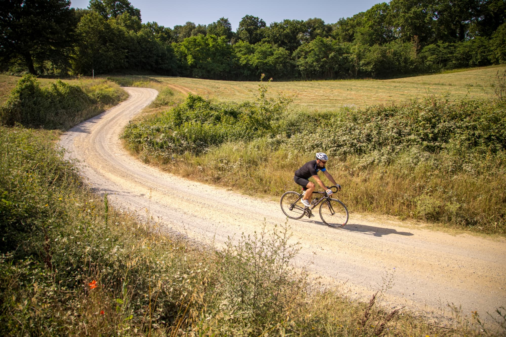 La Via dell'Olio, Abstieg von Montozzi - Valdarno Bike Road