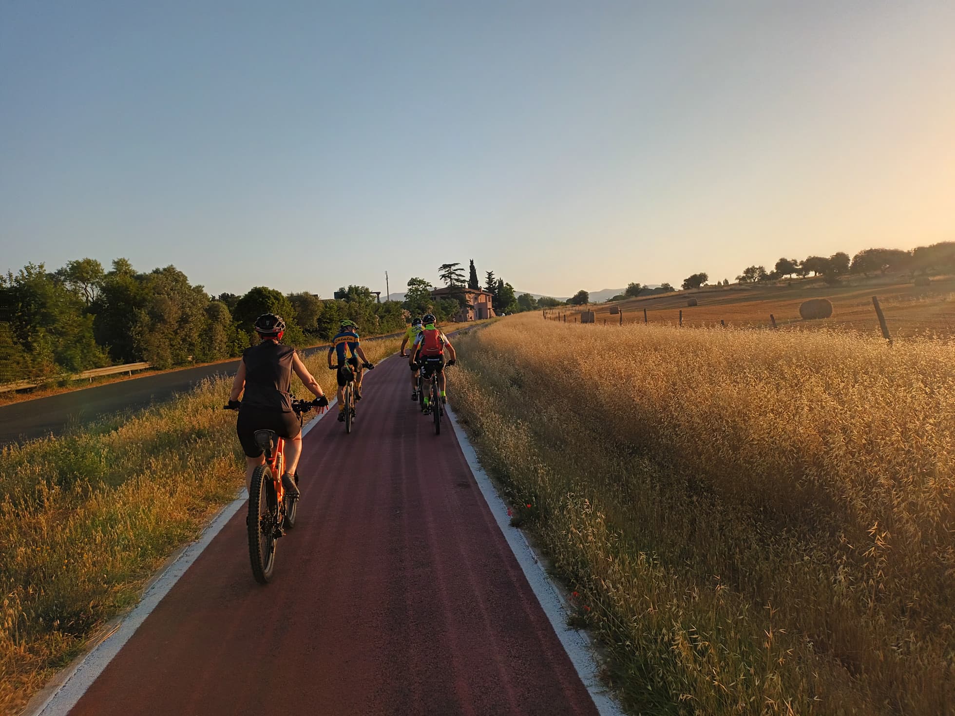 pista ciclabile Roselle - area archeologica