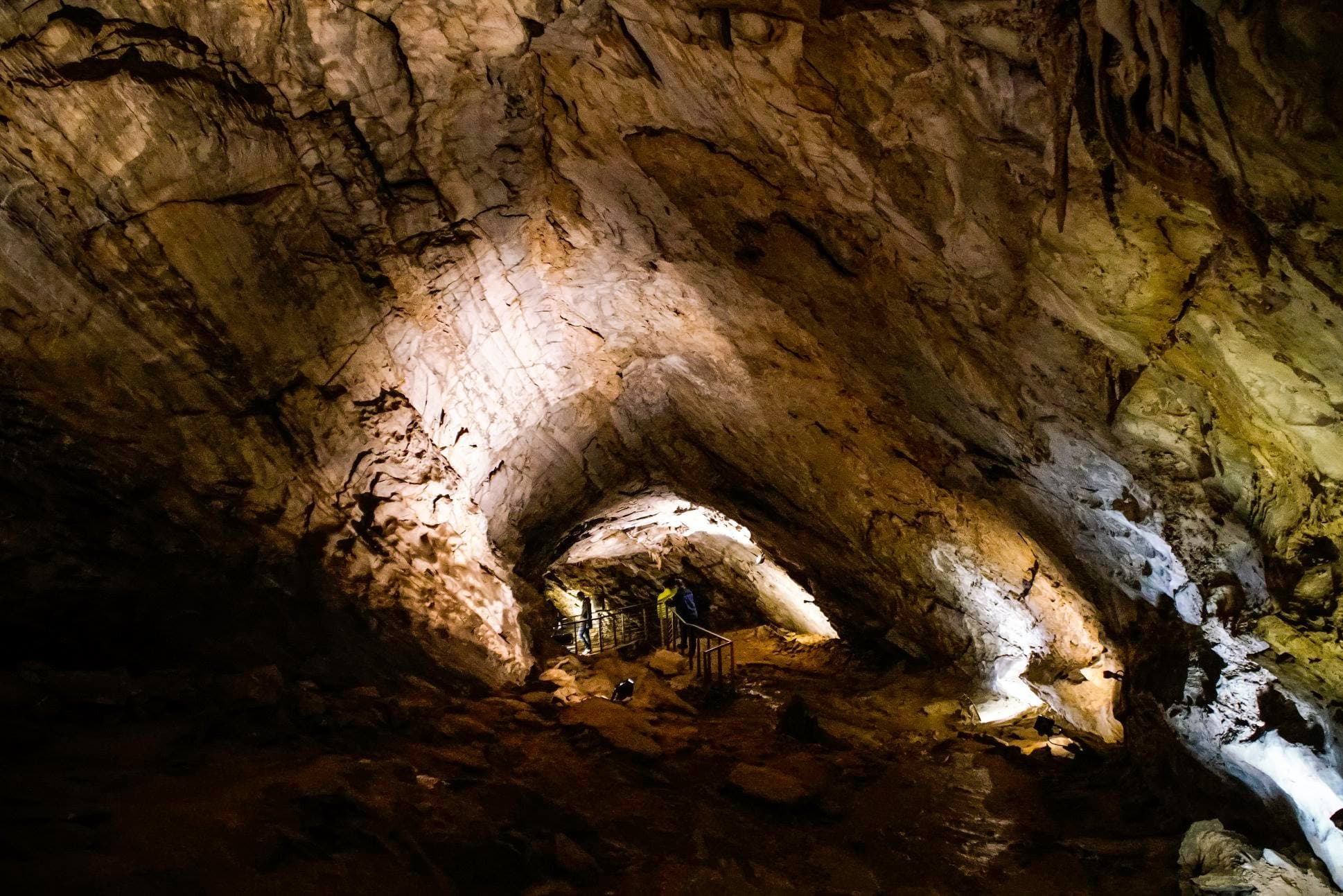 Une vue très impressionnante de l’Antro del Corchia