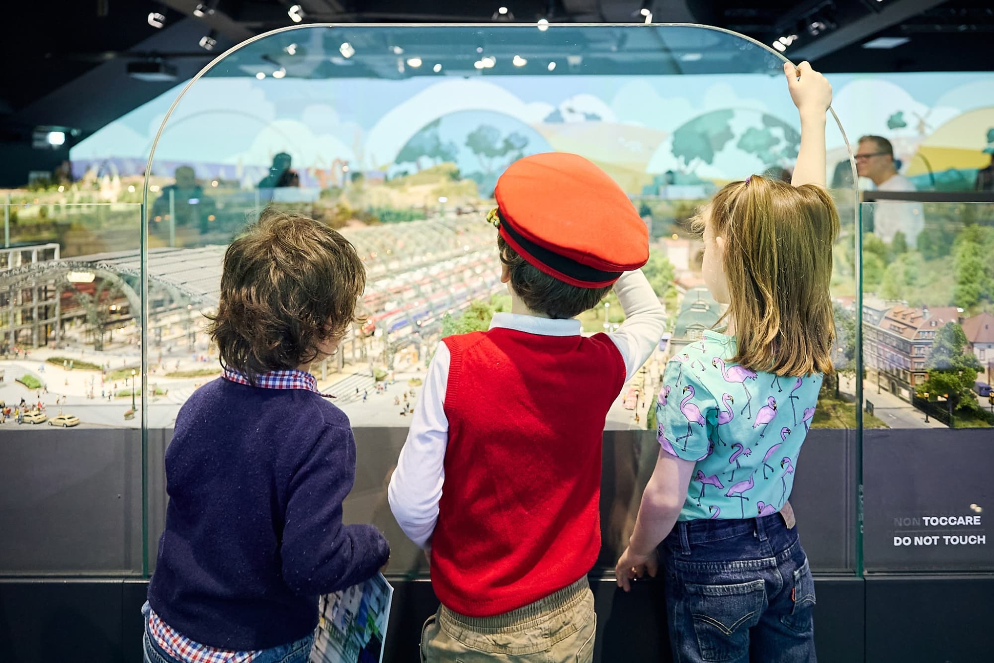 Enfants au musée du train HZERO à Florence