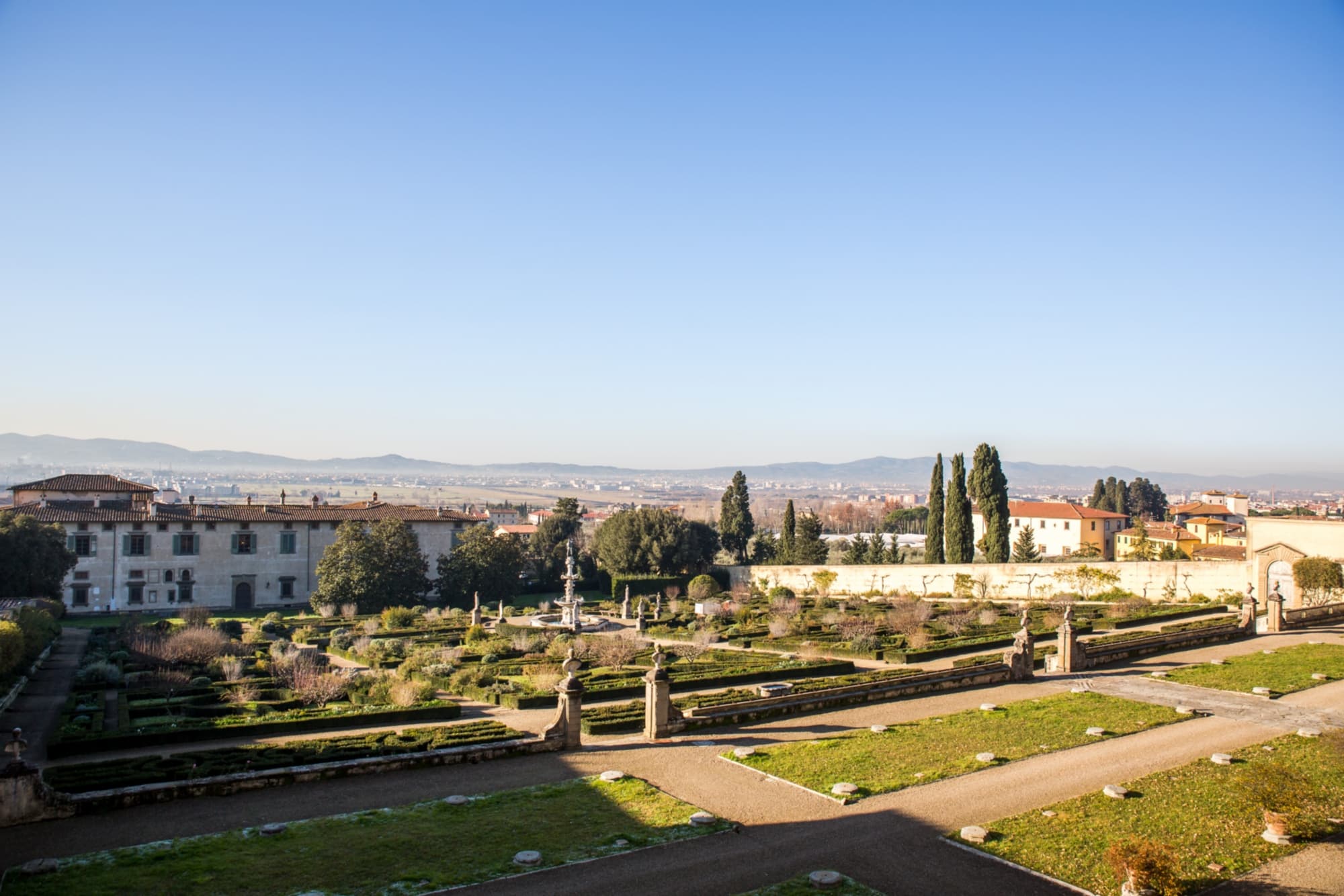 Il giardino della Villa Medicea di Castello