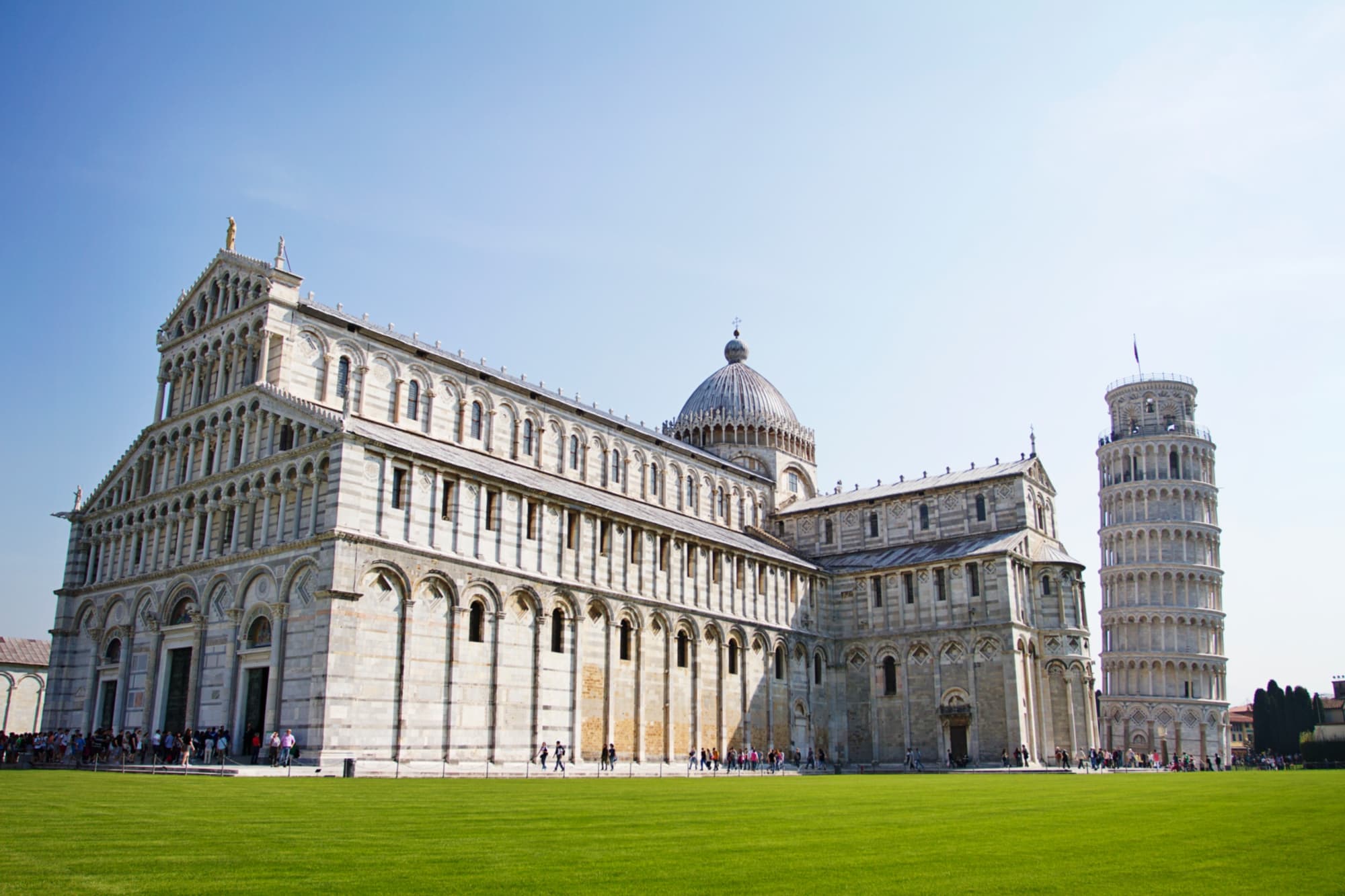 Piazza dei Miracoli und Schiefer Turm