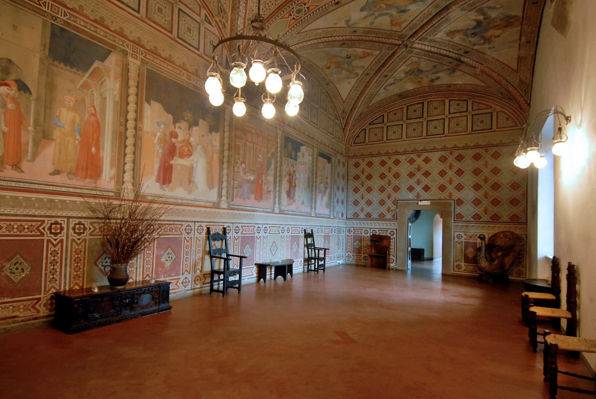 Una delle sale del Castello di Fosdinovo