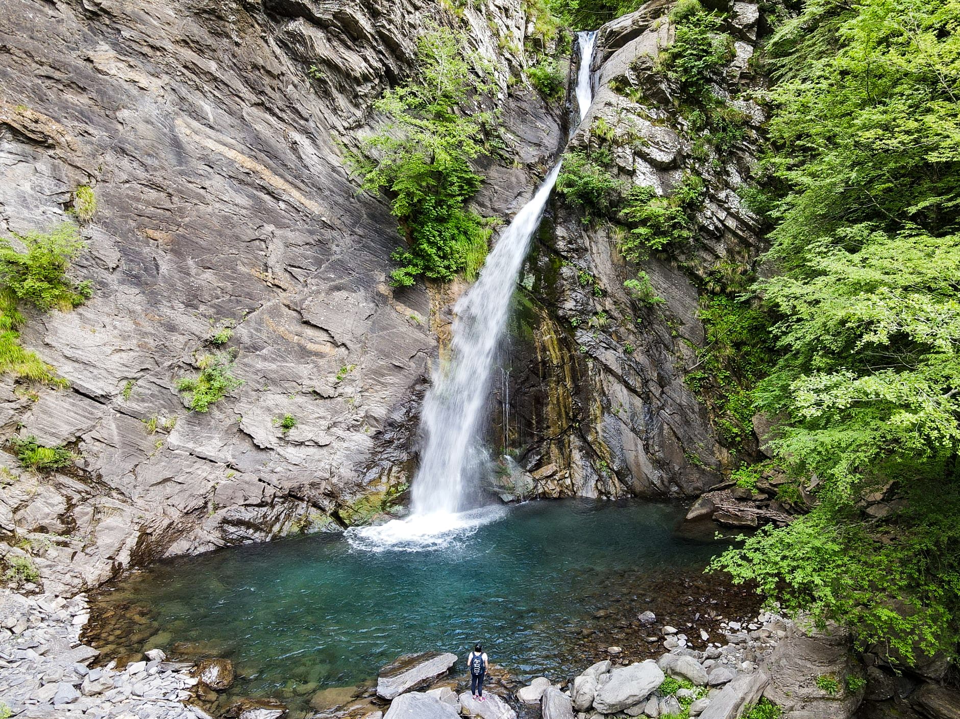 The Piscio di Pracchiola Waterfall (Pontremoli)
