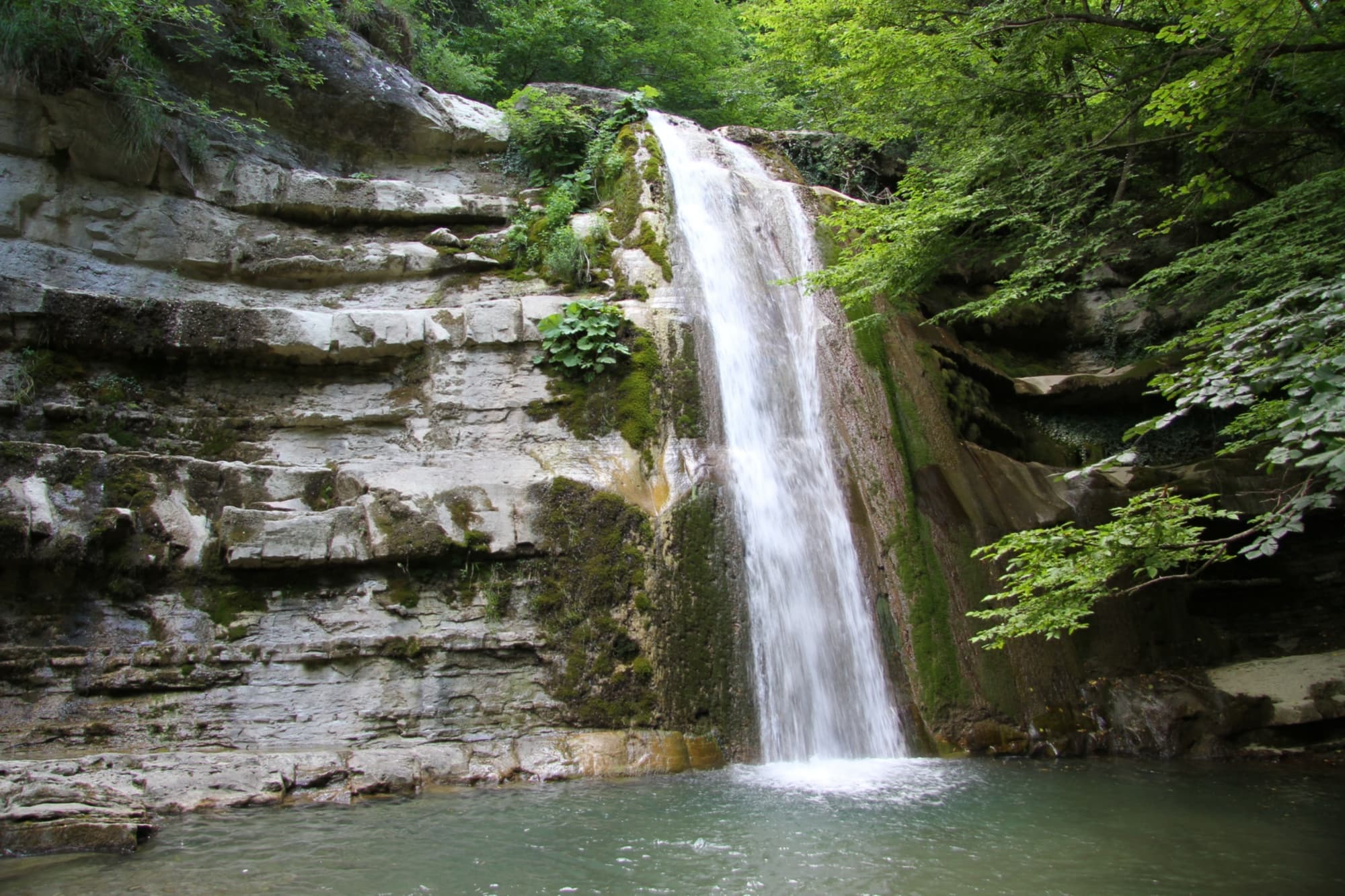Le cascate del fiume Acquacheta