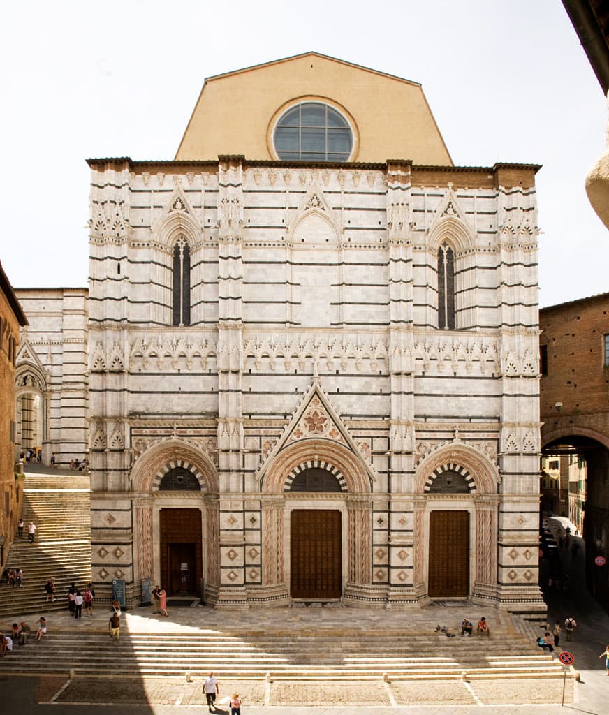 Le Baptistère de San Giovanni à Sienne 