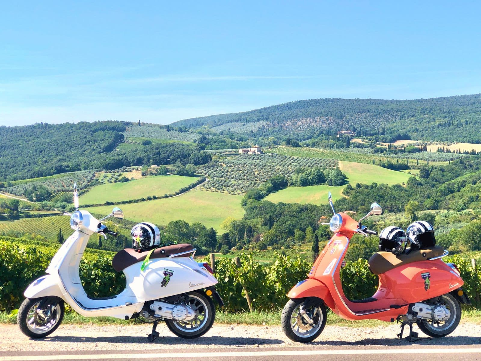 Vespa in Tuscany