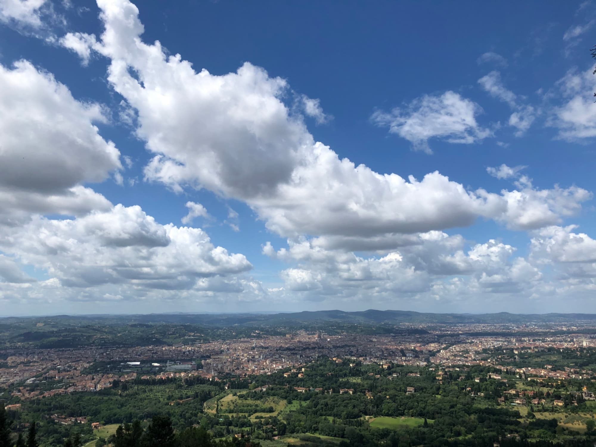 Walking in the hills of Florence