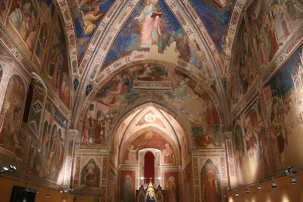 Interno dell’oratorio di Santa Caterina delle Ruote, Bagno a Ripoli