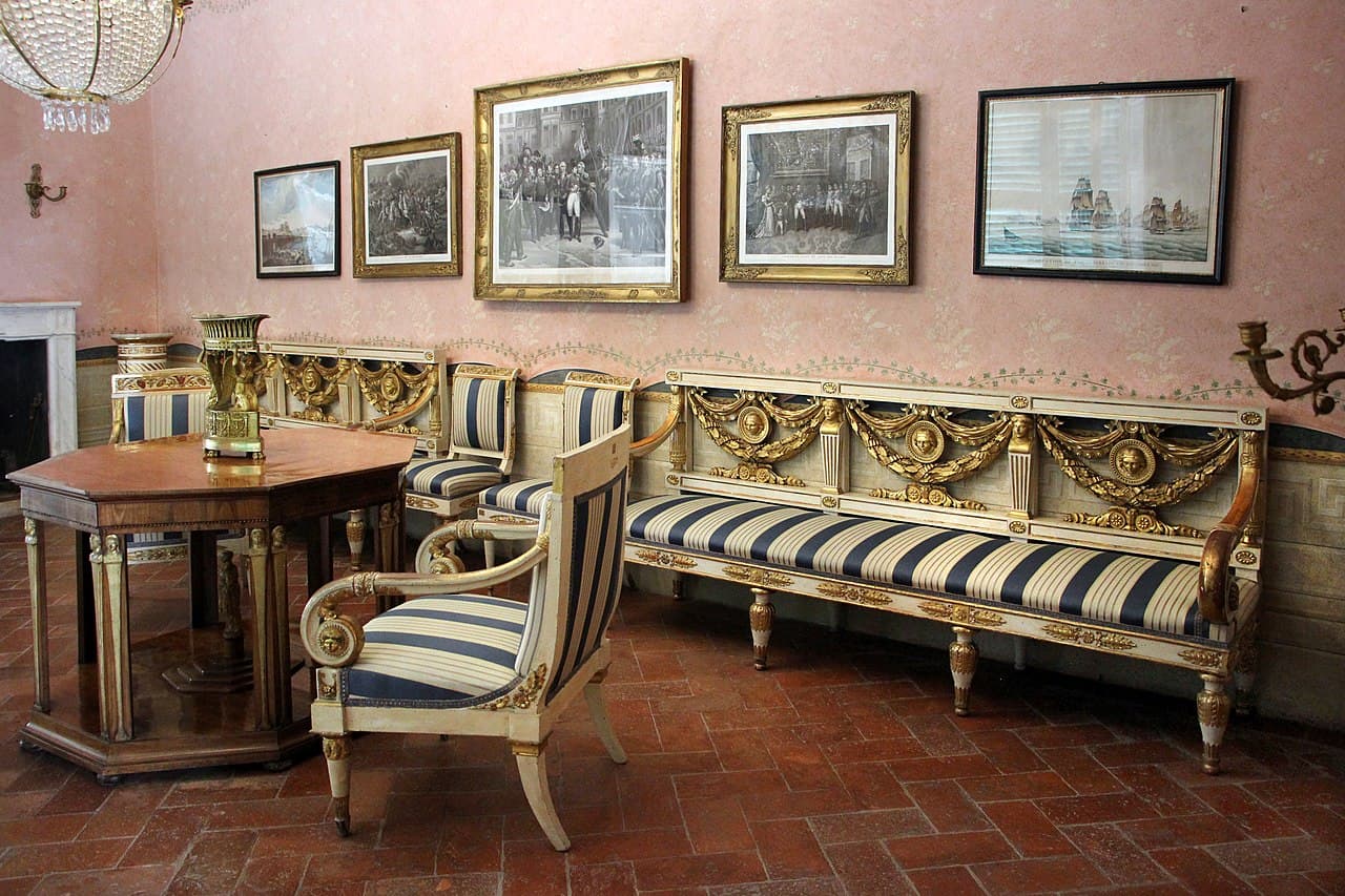 Palazzina dei Mulini, intérieur