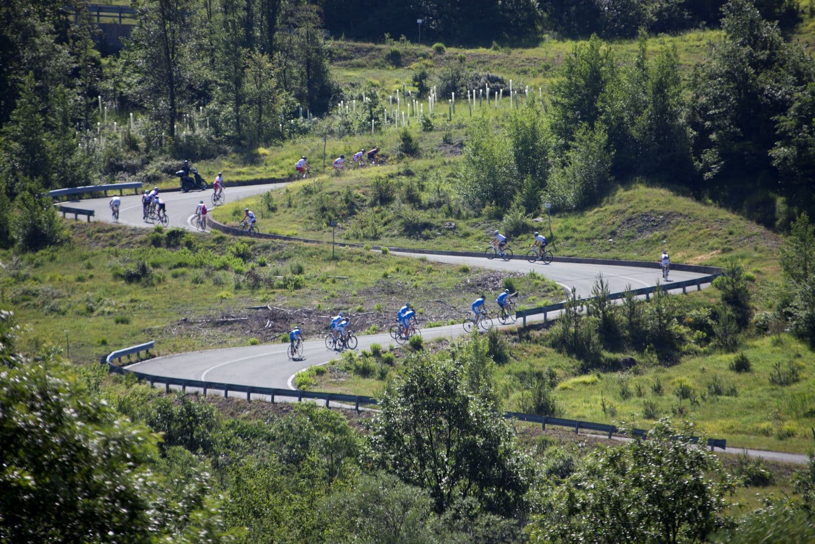 Fahrräder auf den Pässen im Mugello