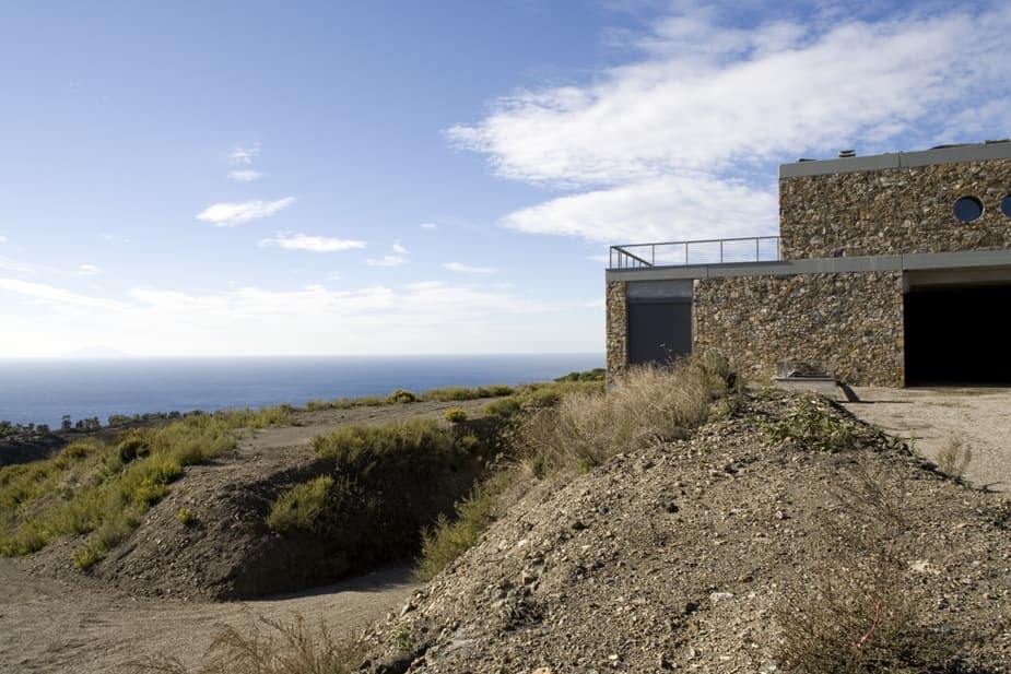 Vue extérieure de la cave