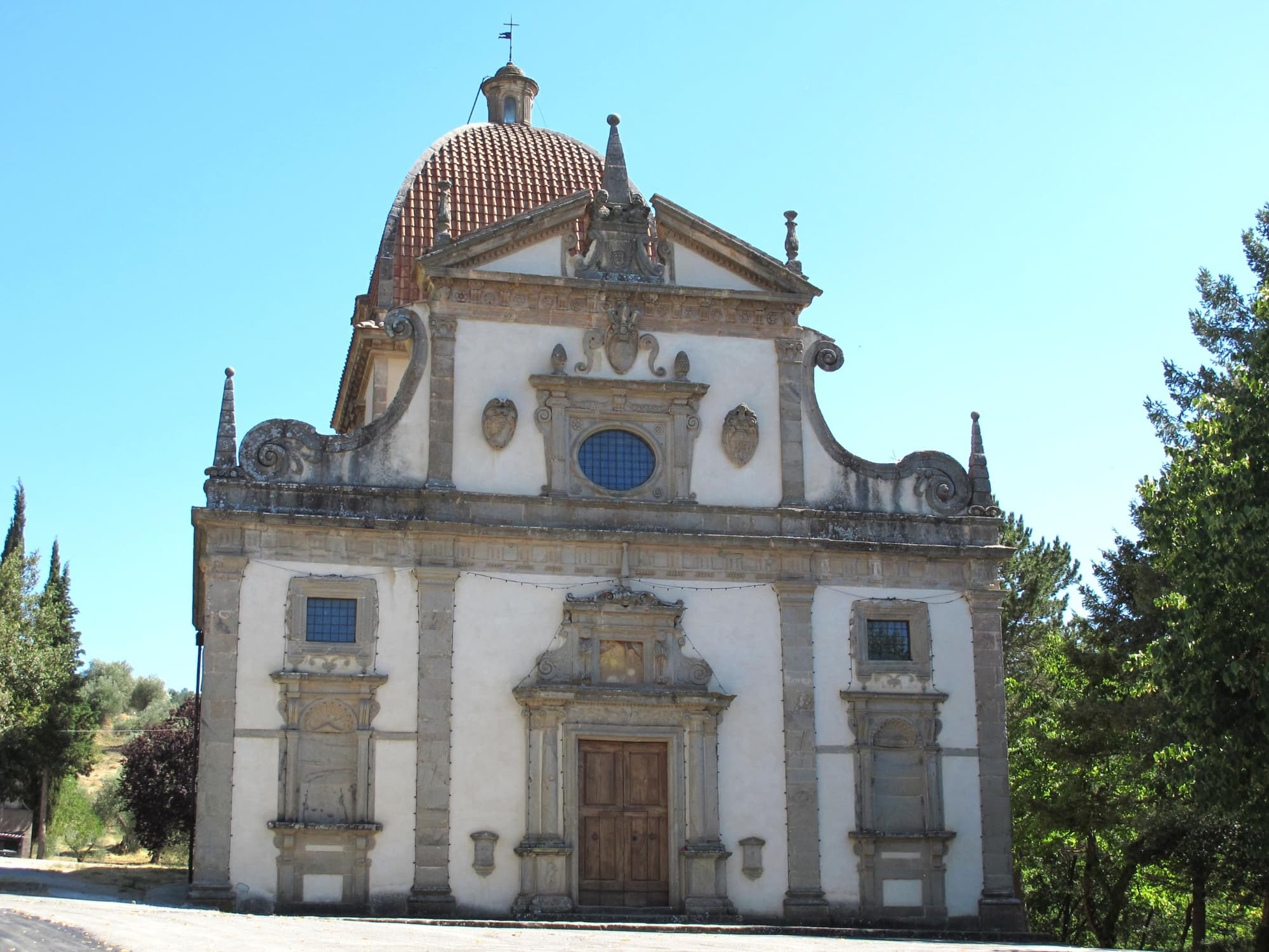 Das Sanktuarium der Madonna della Carità in Seggiano