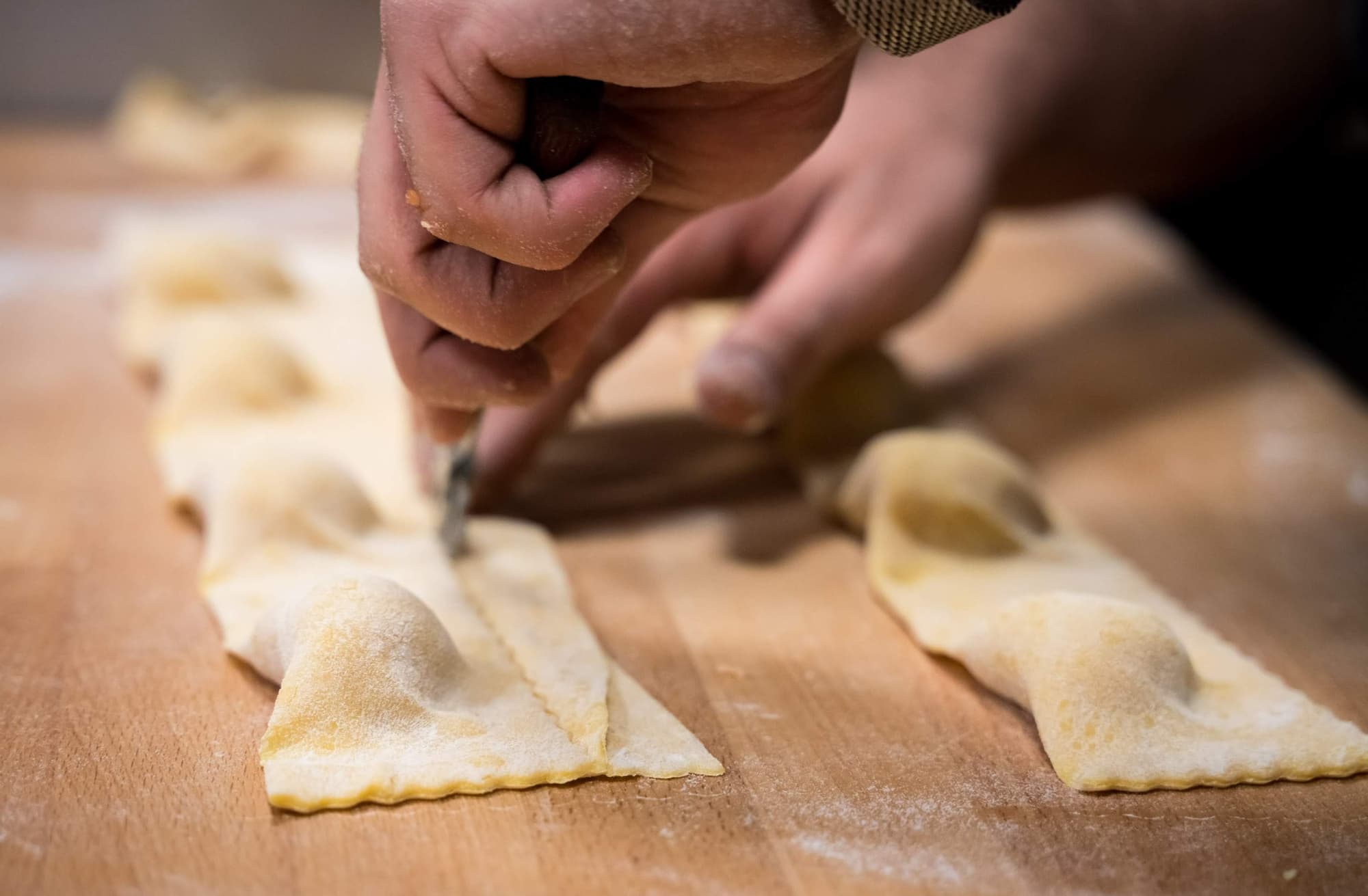 Making Tortelli di Patate